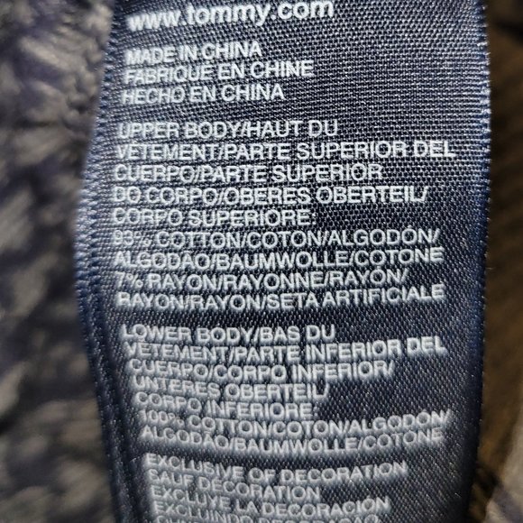 Tommy Hilfiger Collared Pink Stripe Shirt & Pink Gray Sweater Vest Set - Picture 14 of 15